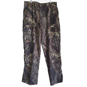Cabelas Mossy Oak Breakup Hunting Camo Camoflauge Cargo Pants 38R Made in USA